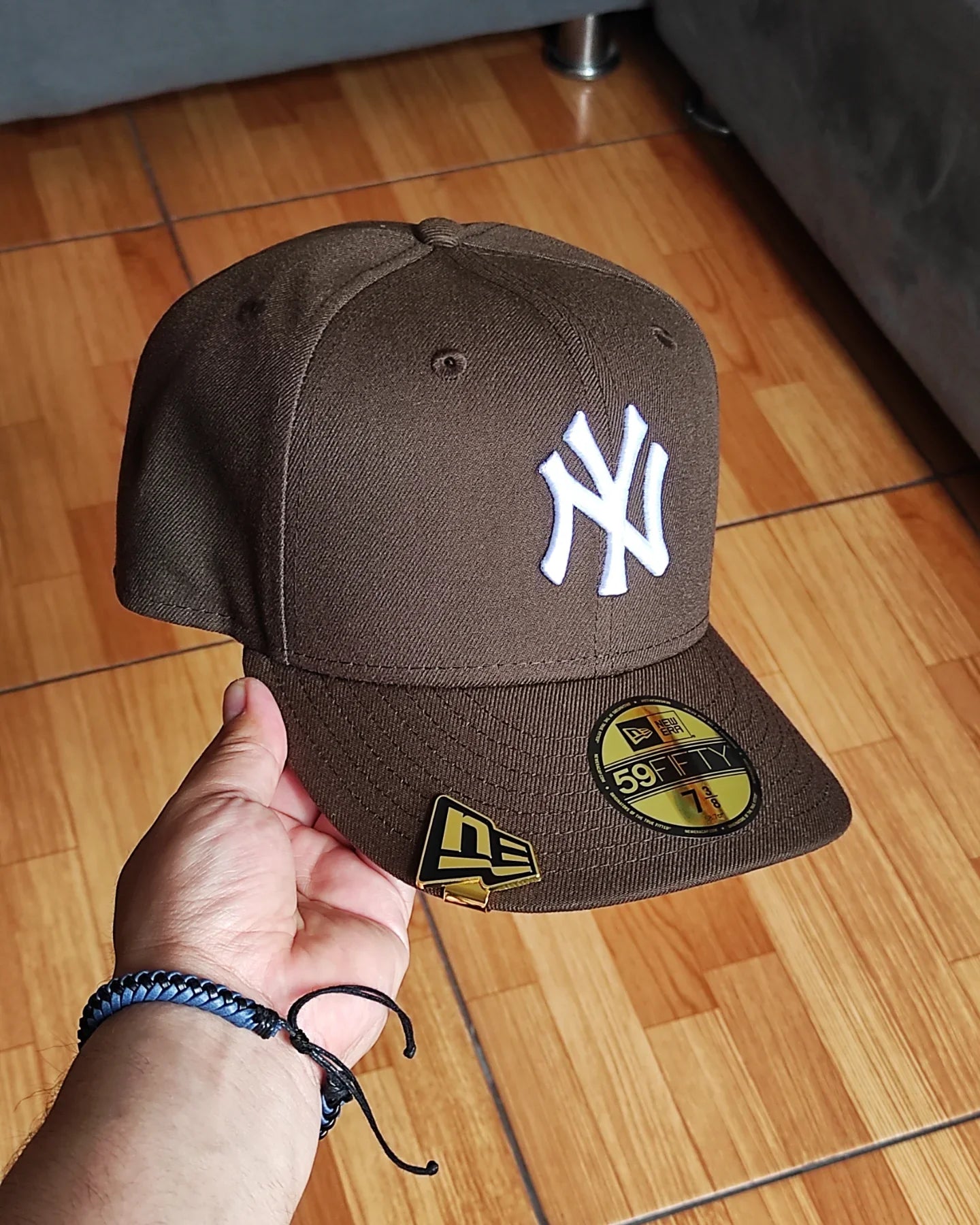 New Era New York Yankees marrón 59 fifty ajustada