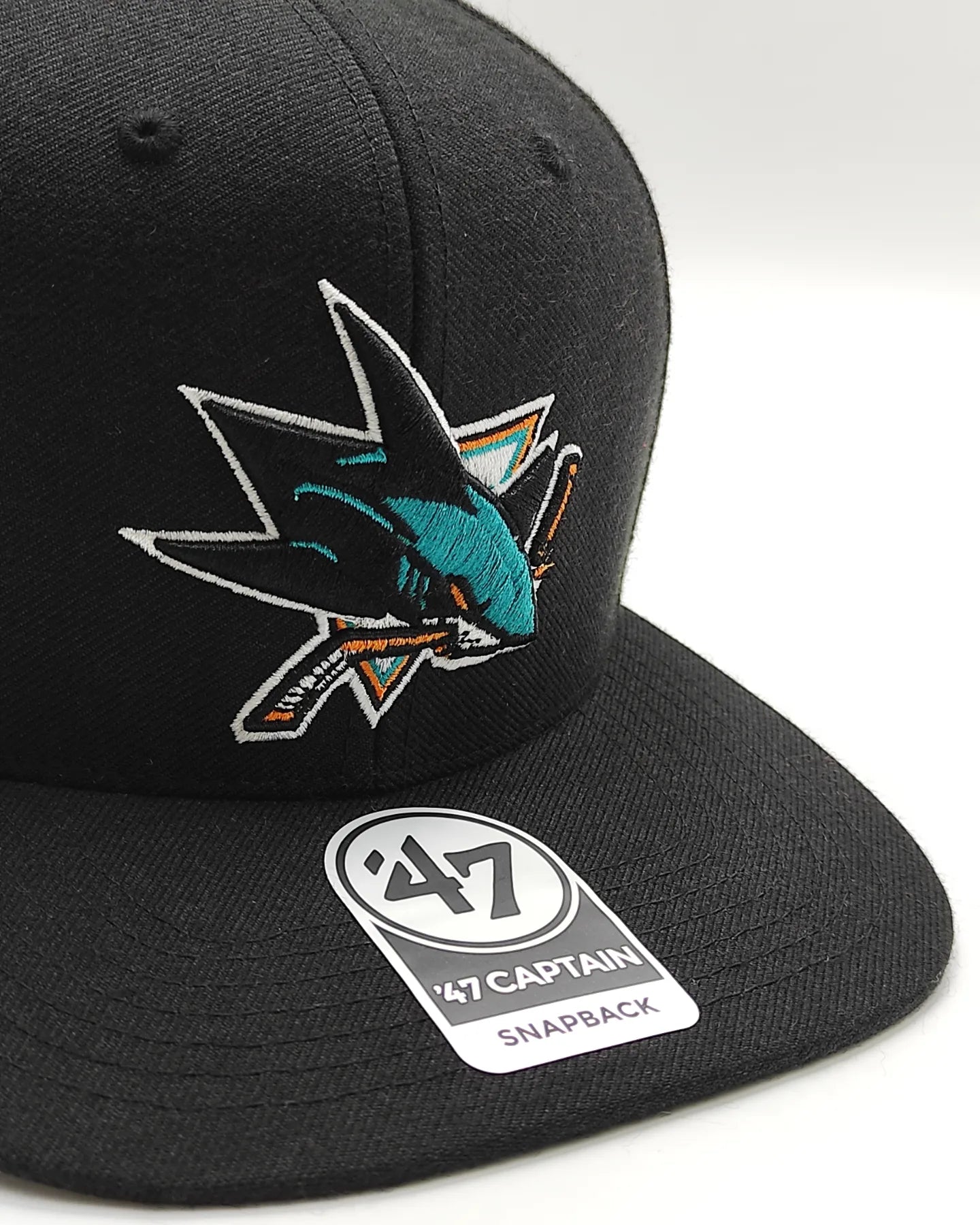 Gorra ajustable 47brand San Jose Sharks Captain negra