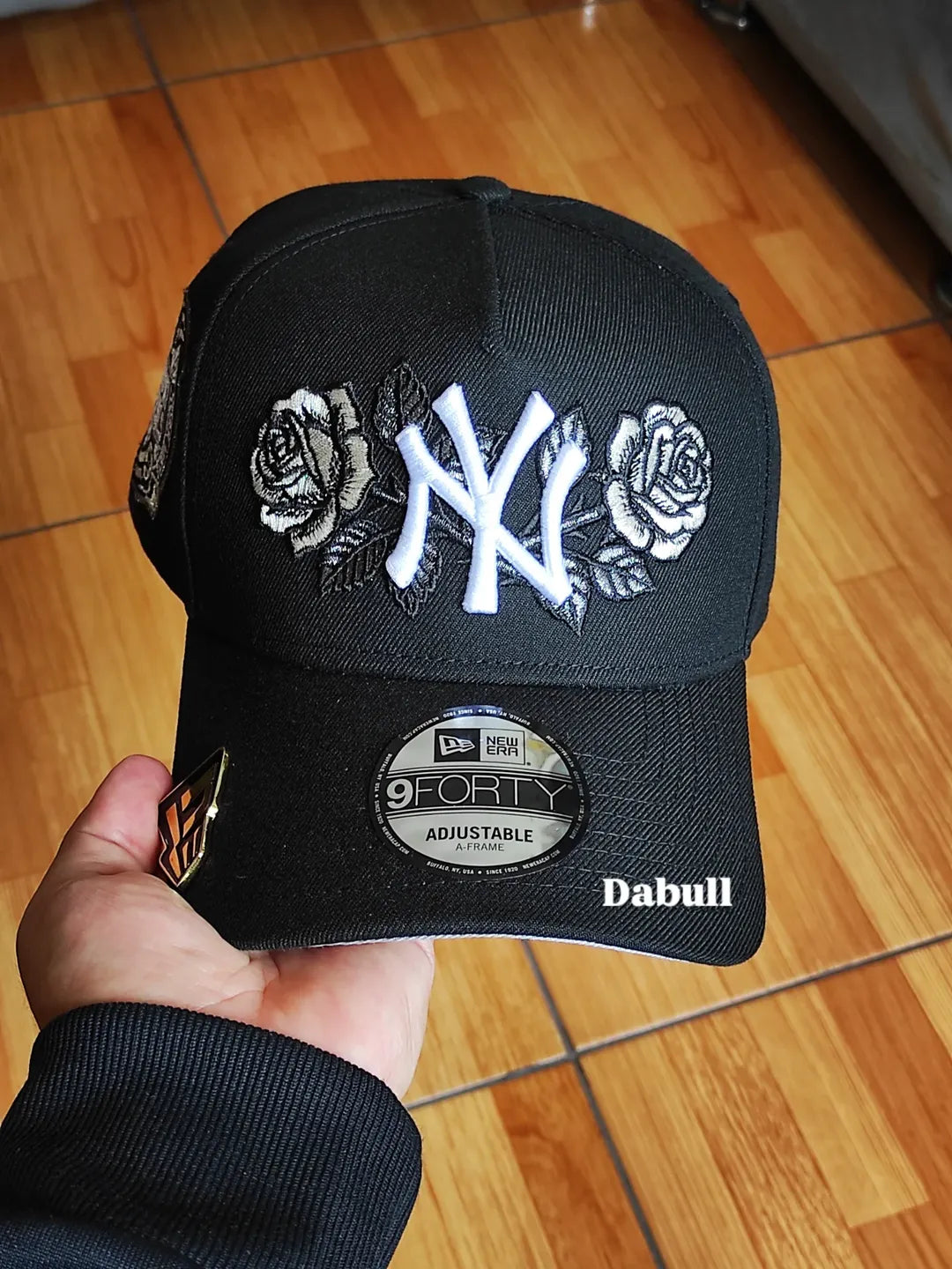 Gorra Snapback New Era 9Forty A-Frame negra New York Yankees Edición Subway Series