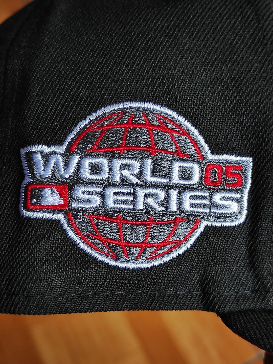 Gorra New Era Chicago White Sox World Series negra y roja 9FIFTY snapback