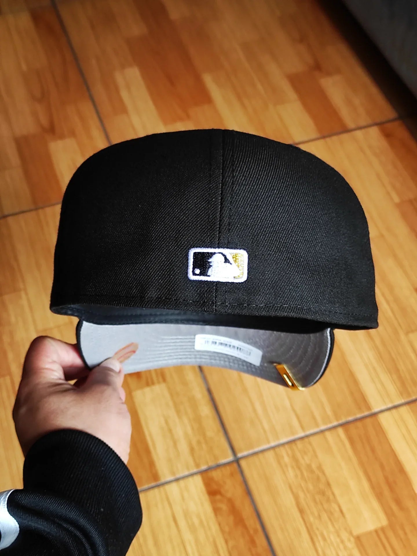 New Era Los Angeles Dodgers CALAVERA 💀 Edición Cromo Negro 59fifty ajustada