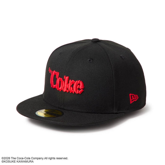 Coca-Cola x New Era 59FIFTY designed by Kosuke Kawamura – Black and Red