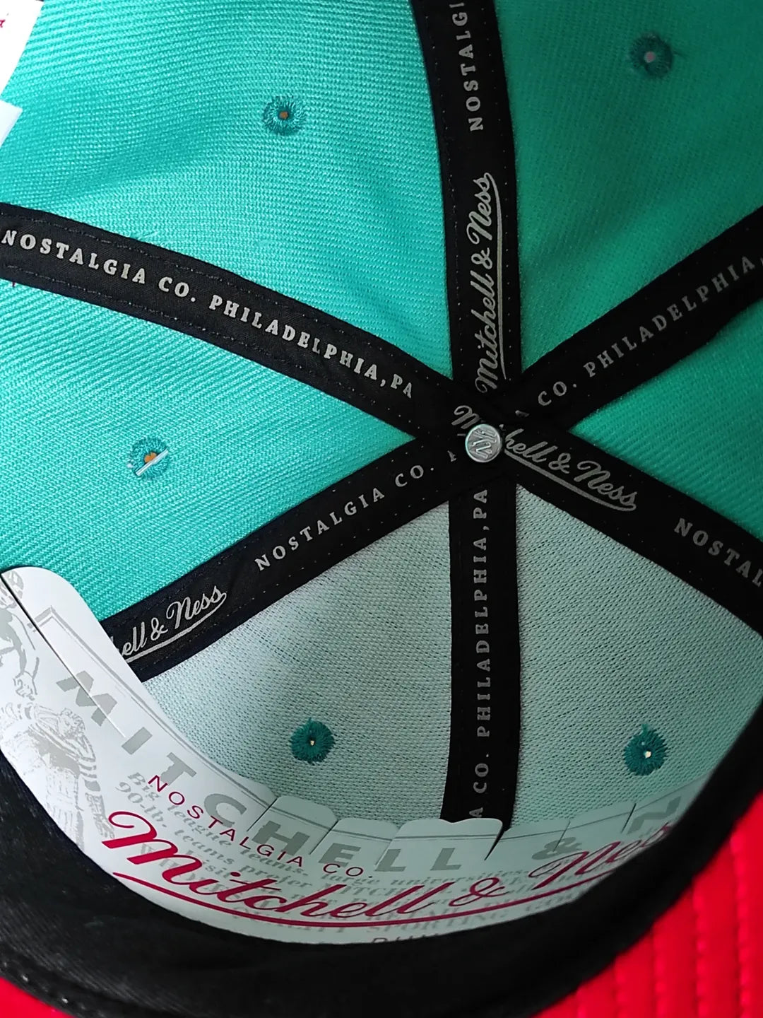 Gorra snapback Vancouver Grizzlies Mitchell & Ness NBA FRONT LOADED