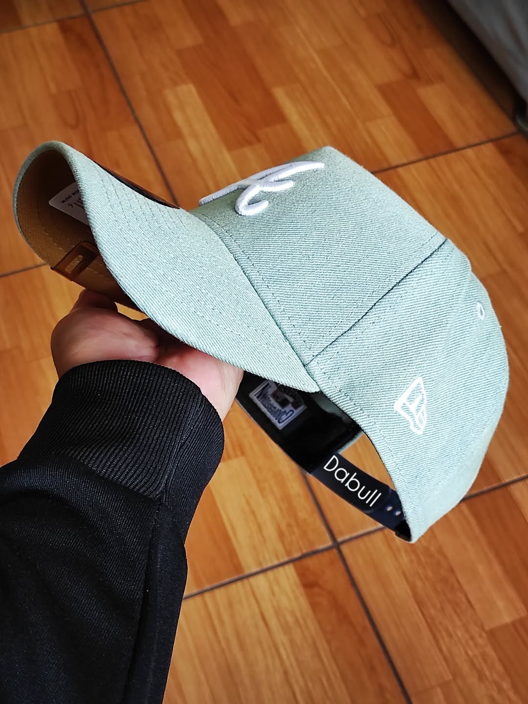 Gorra ajustable 9FORTY A-Frame 'Denim White' de los Atlanta Braves