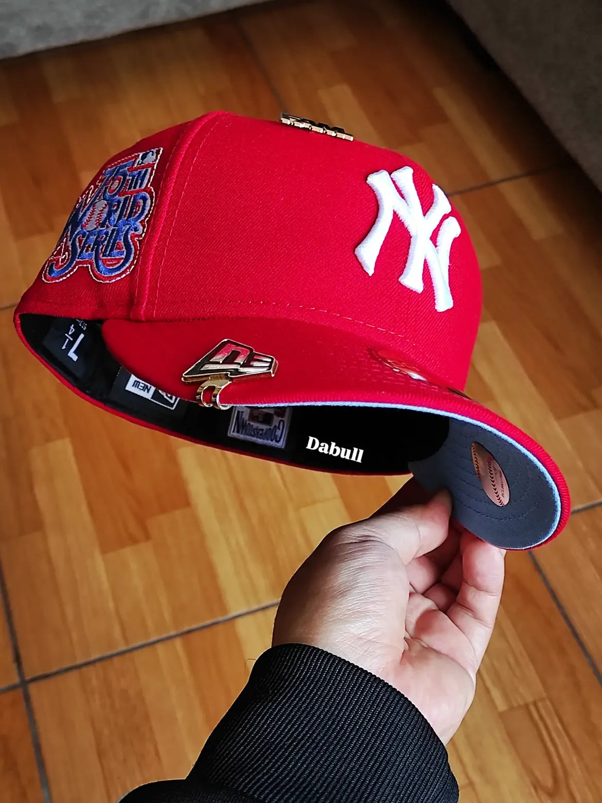 New York yankees mlb red sky blue uv / 59fifty cap