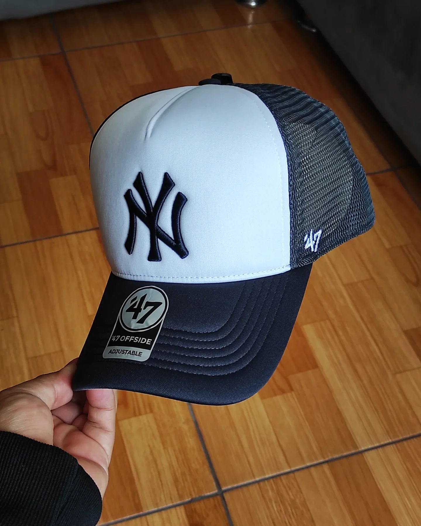 Gorra snapback de camionero de espuma de los New York Yankees de la marca 47Brand