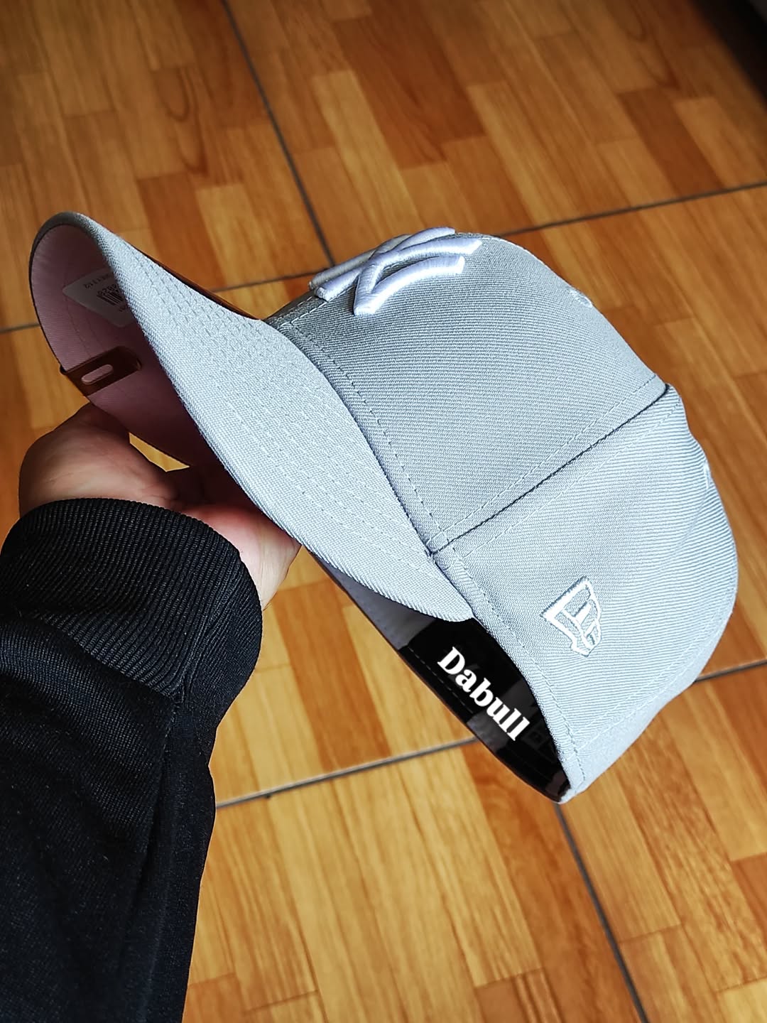New era New York Yankees Serie Mundial gris/rosa 59FIFTY