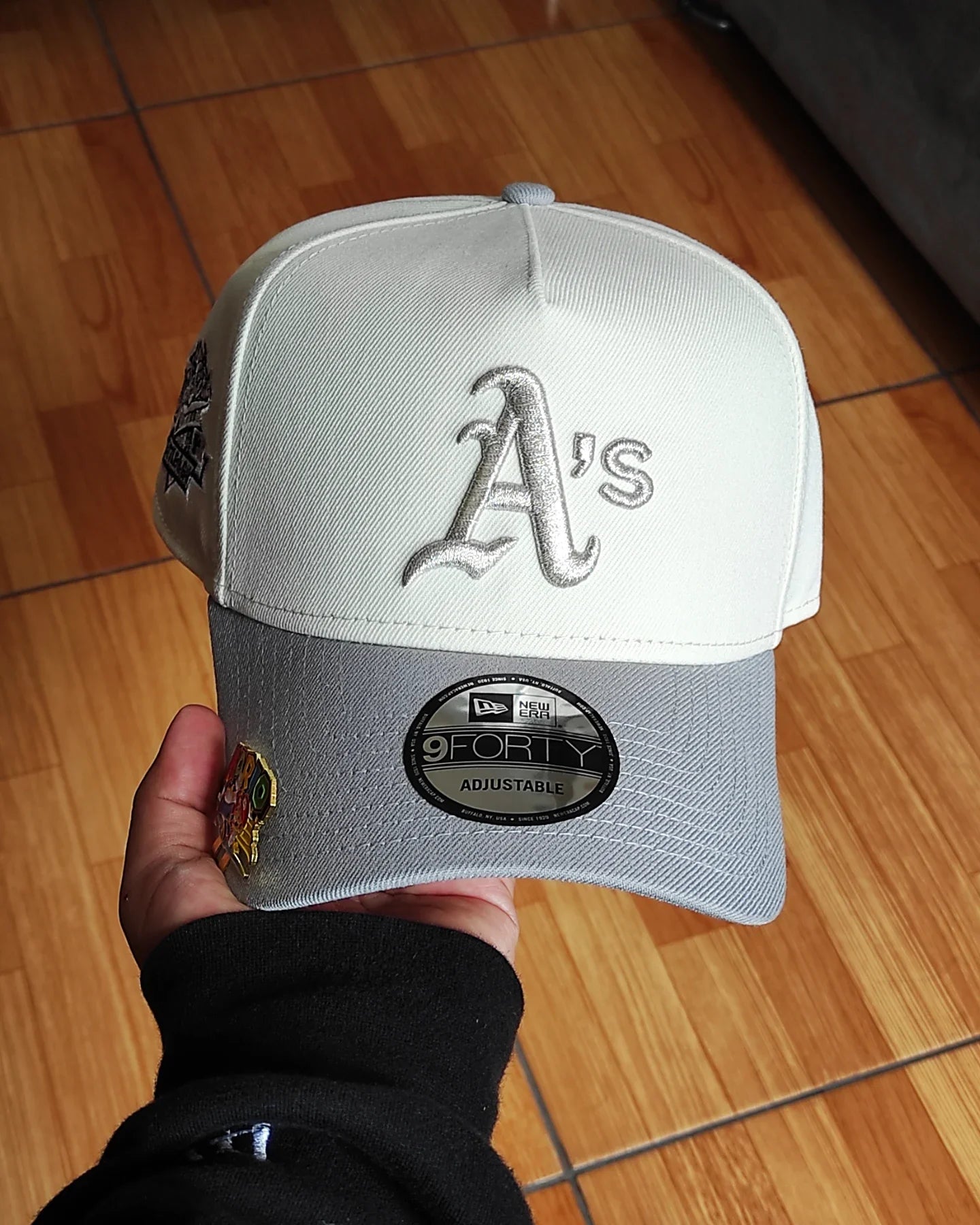 Gorra New Era Oakland Athletics World Series 1989 Metallic Chrome Two Tone A Frame 9Forty Snapback