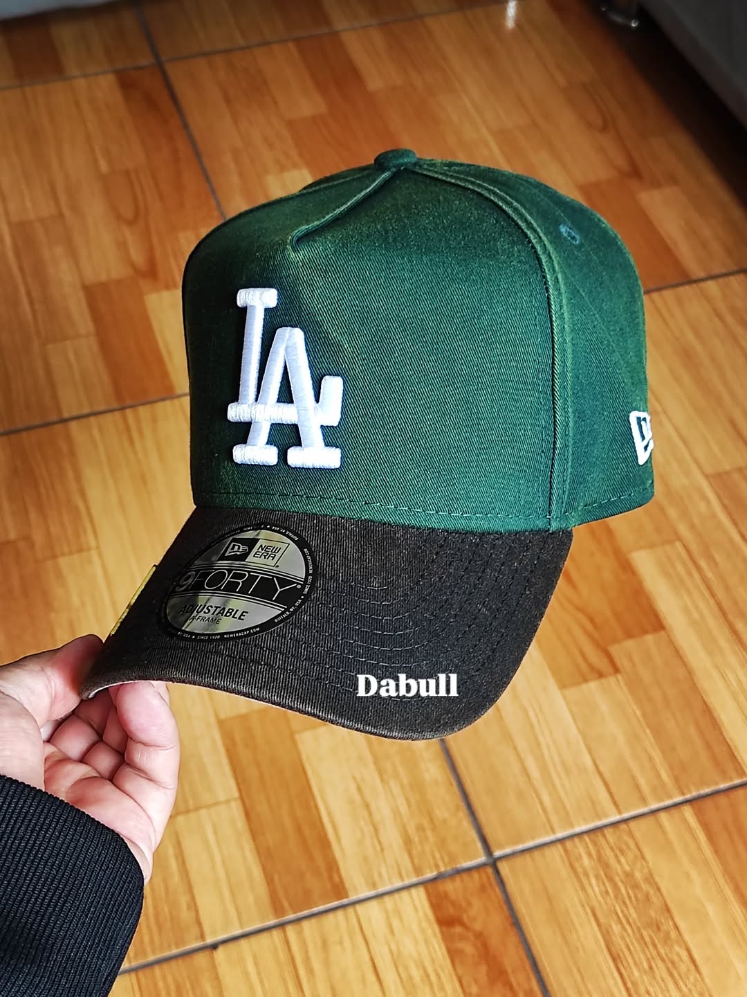 Gorra snapback A-FRAME 9FORTY New era Los Angeles Dodgers DENIM verde