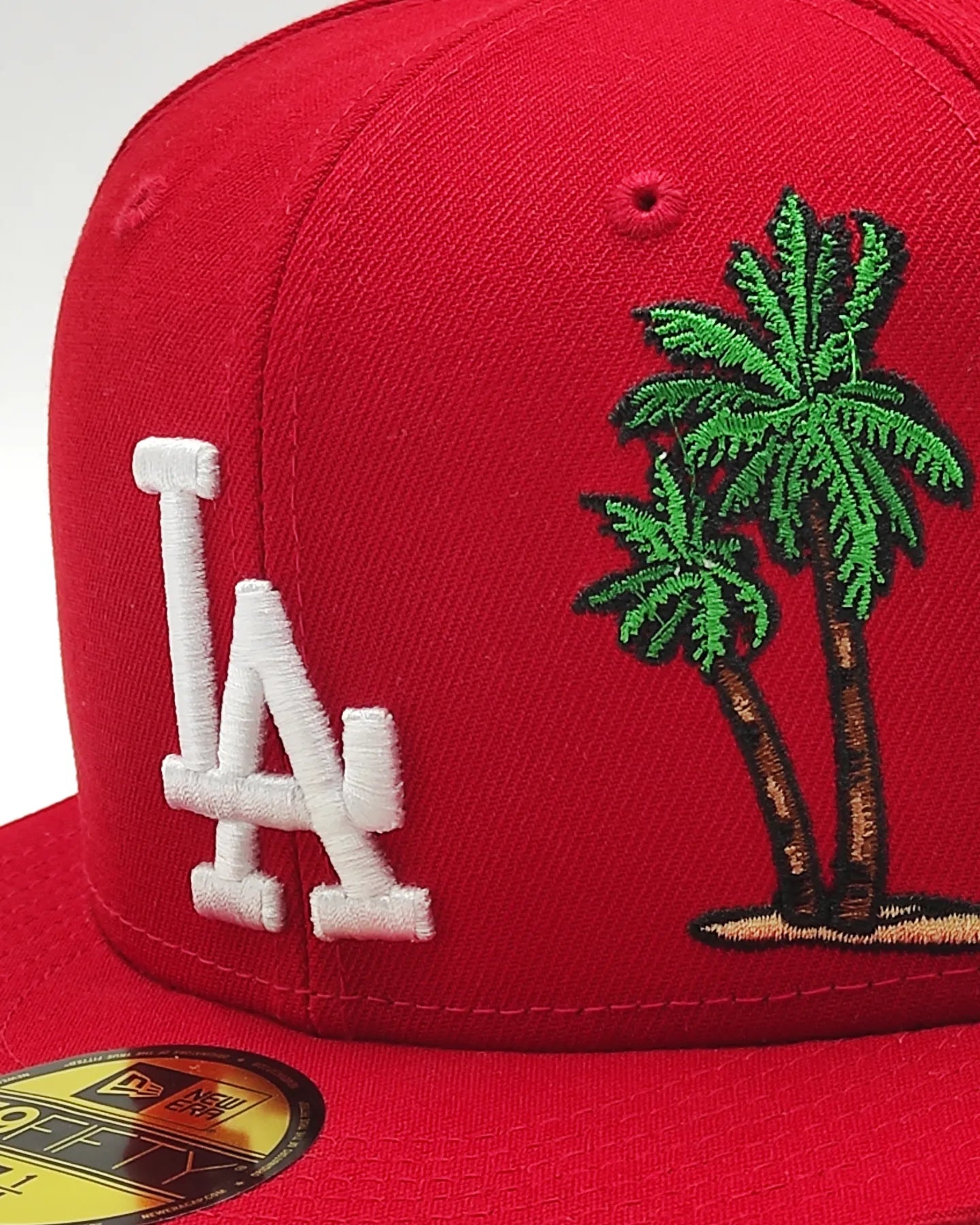 New Era Los Angeles Dodgers' palm taco red 59fifty cap