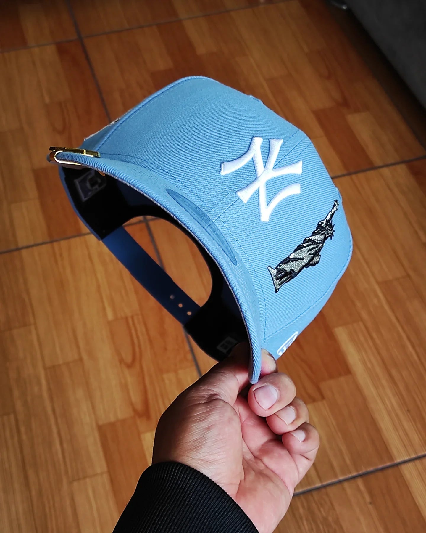 New Era New York Yankees Serie Mundial 2009 Liberty AZUL CIELO 9 FIFTY Snapback