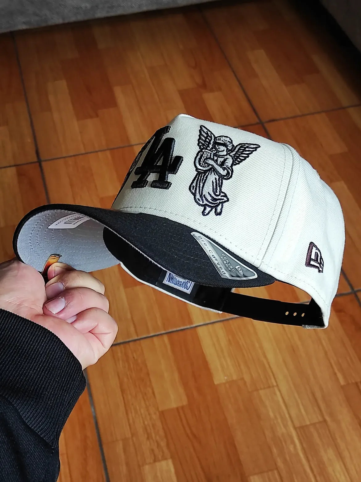 New Era Los Angeles Dodgers 40th Anniversary Angel Chrome Two Tone Edition 9Fifty A Frame Snapback Hat