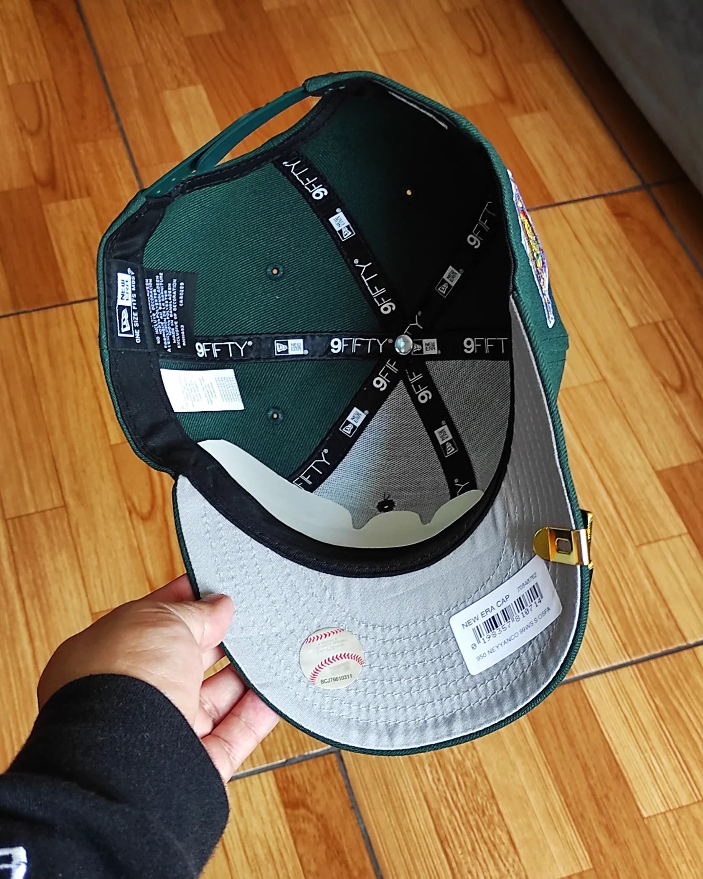 New Era New York Yankees Serie Mundial 1999 verde oscuro 9 FIFTY Snapback