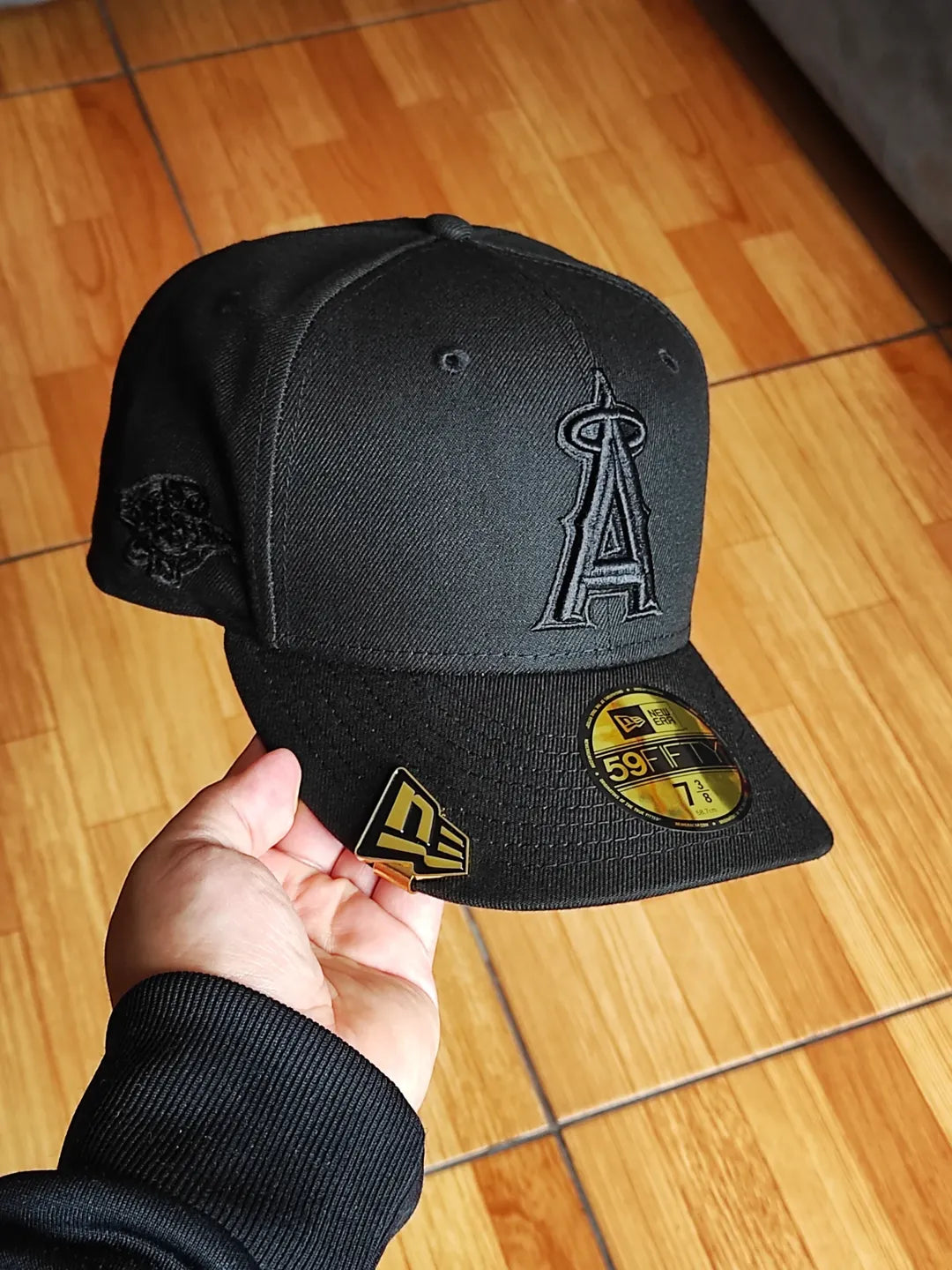Gorra 59FIFTY New Era ANAHEIM ANGELS negra roja