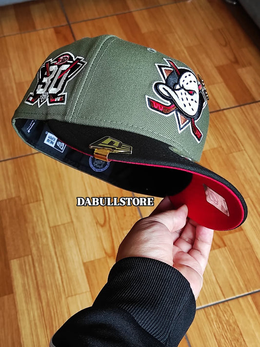 Gorra New Era 59Fifty del 30 Aniversario de los Anaheim Ducks
