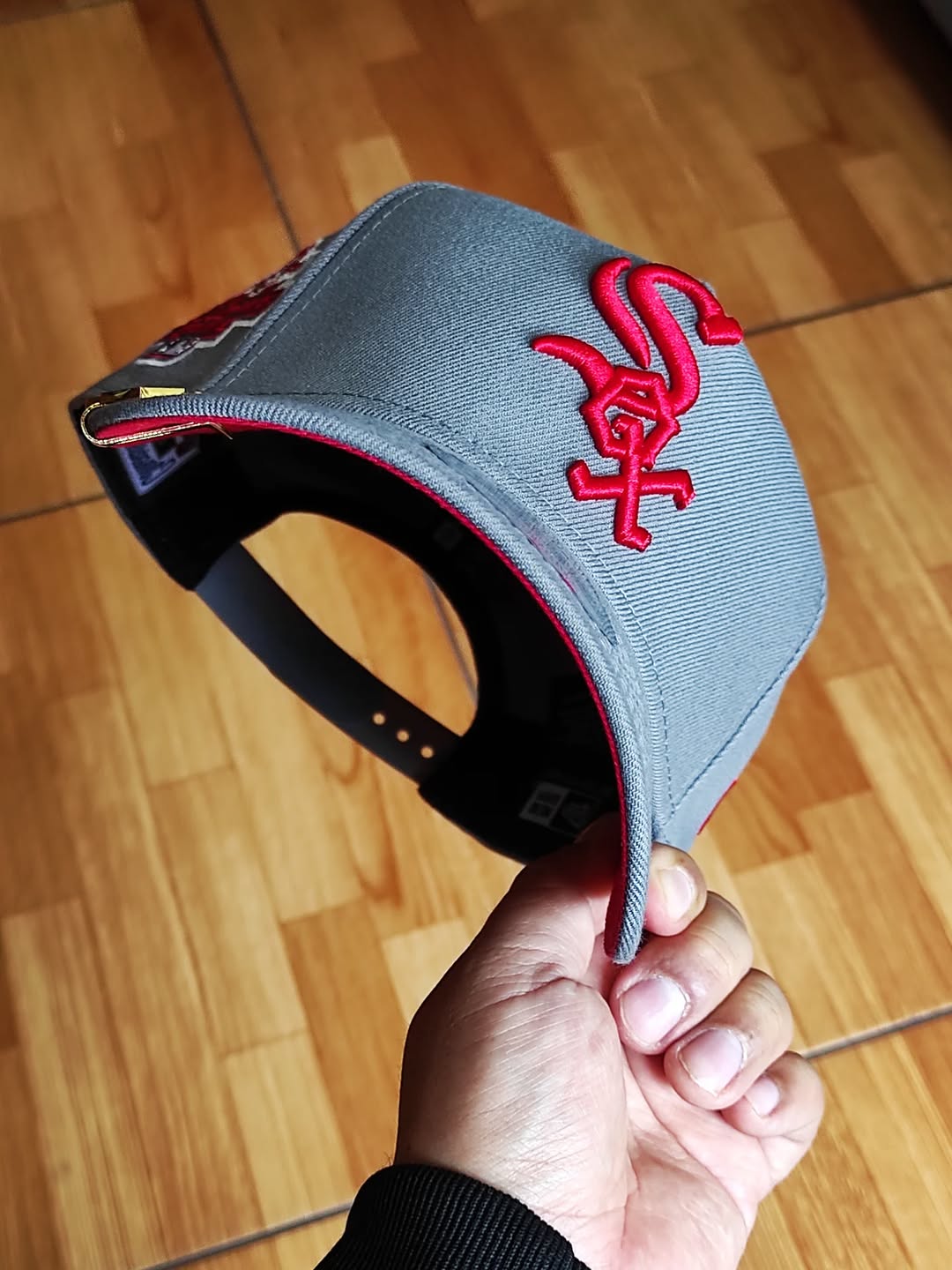 Gorra New Era White Sox All Star Game gris roja 9Forty A Frame Snapback