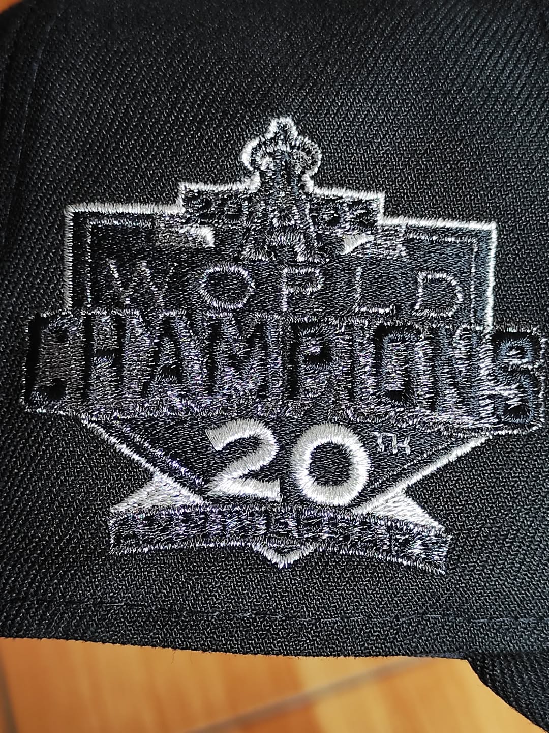 Gorra ajustada New Era Anaheim Angels 20th Anniversary Black Pewter Prime Edition 59Fifty
