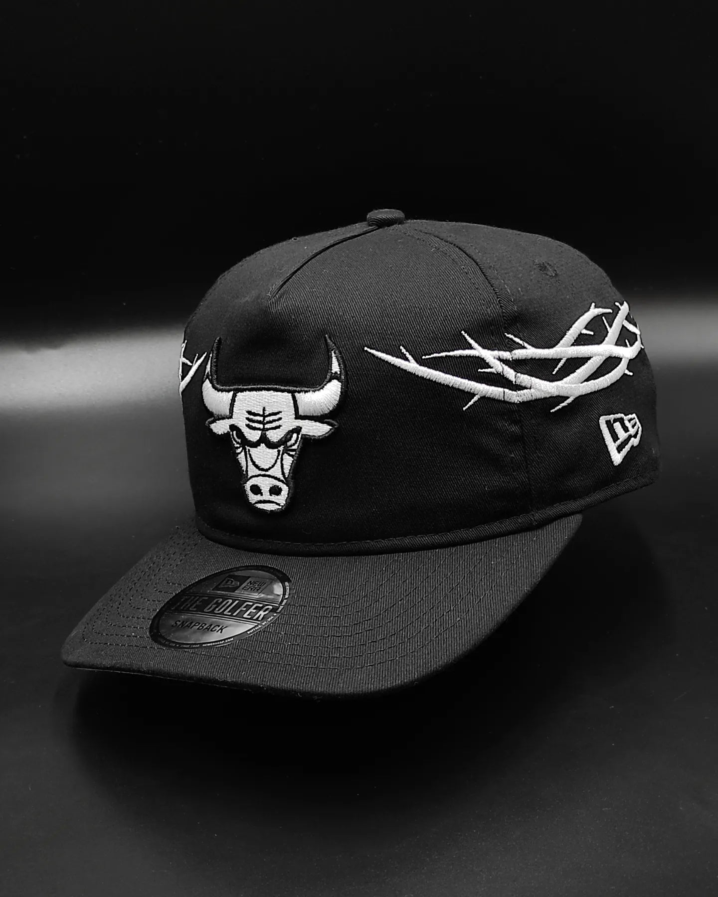 Gorra New Era Chicago Bulls 'TT' Golfer con visera precurvada y cierre a presión