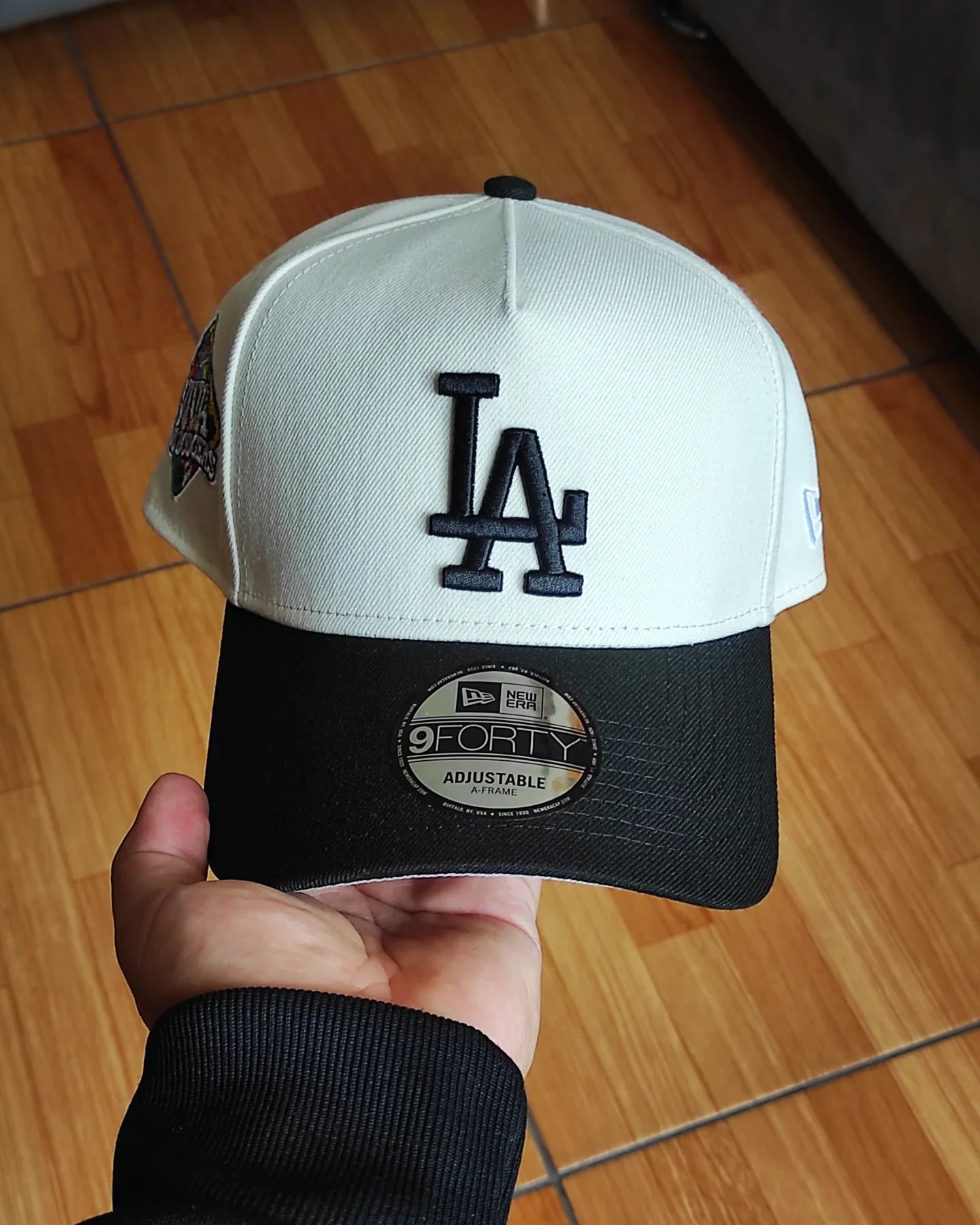 New Era Los Angeles Dodgers Chrome negro 9 FORTY A-FRAME