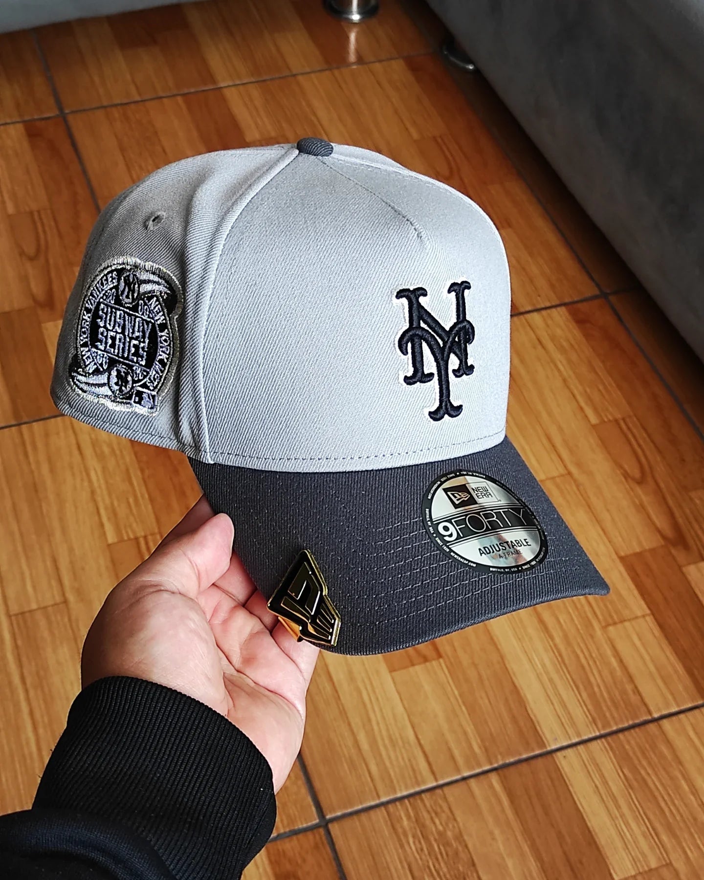 New Era New York Mets subway series gorra gris dos tonos 9FORTY A-FRAME
