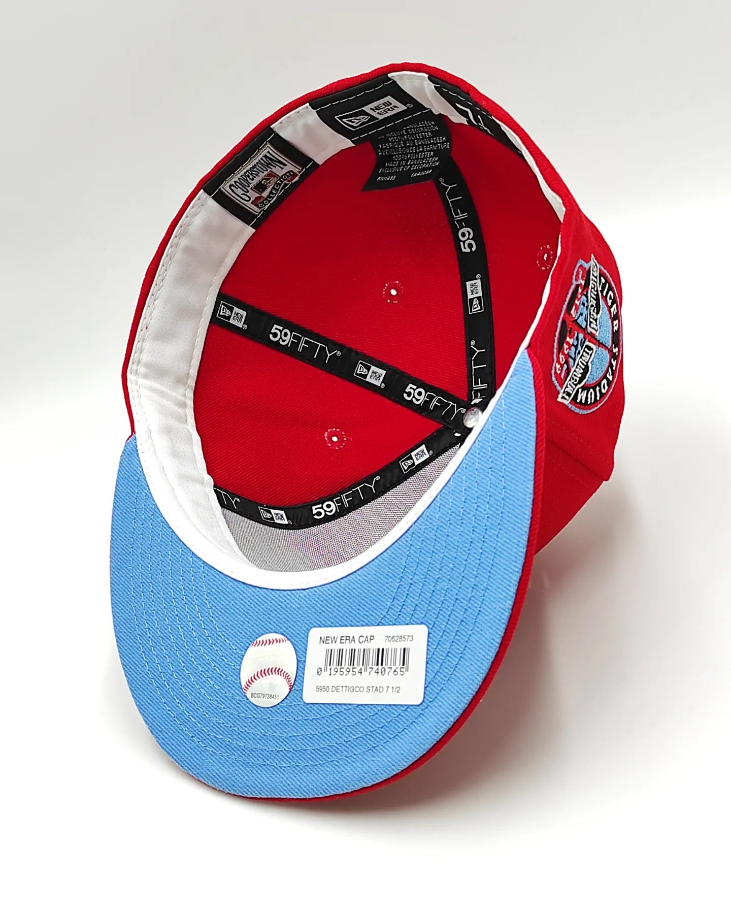 New Era Detroit Tigers parche estadio edición azul glaciar 59fifty