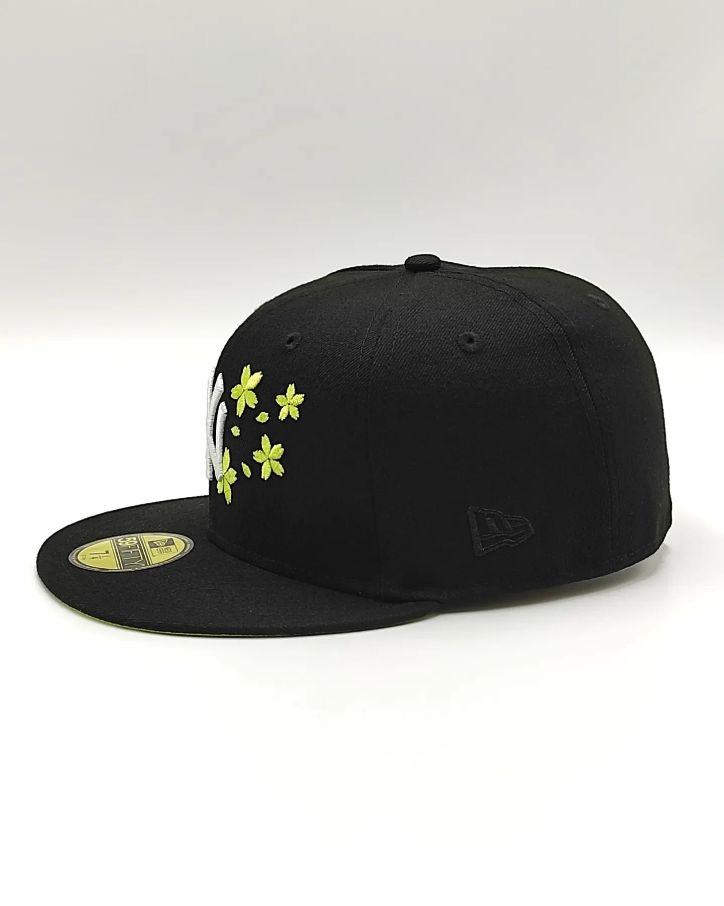 New Era New York Yankees gorra ajustada 59fifty amarilla con diseño de flor