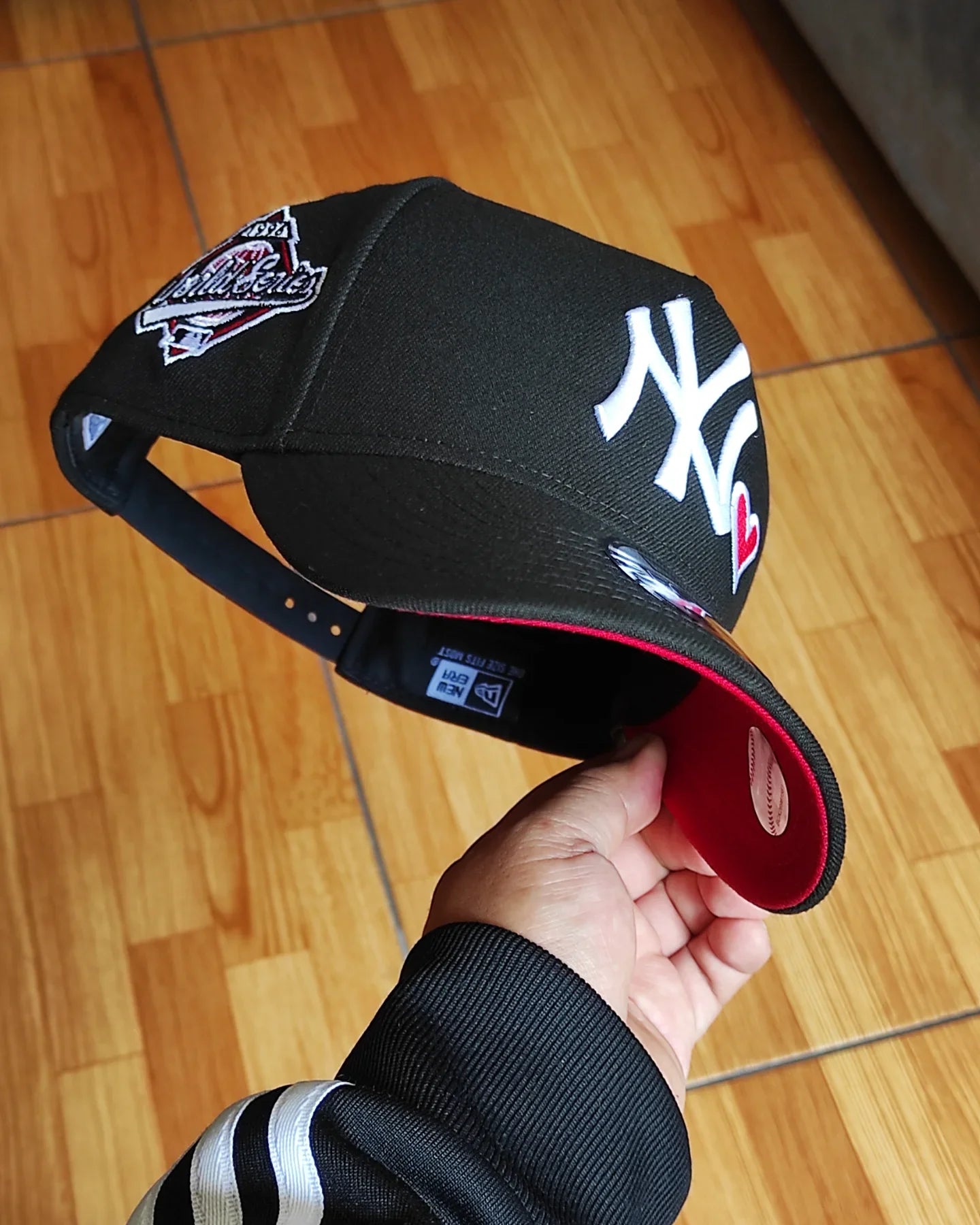 New Era New York Yankees CORAZÓN ♥️ serie mundial 9 FORTY A-FRAME