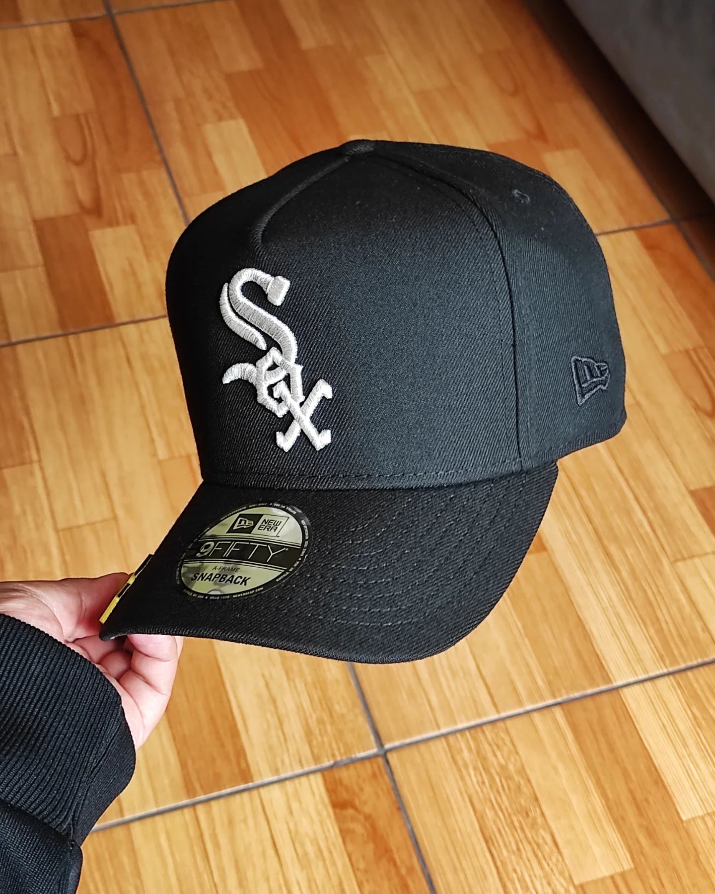 Gorra New Era Chicago White Sox Black Edition A Frame 9Fifty Snapback