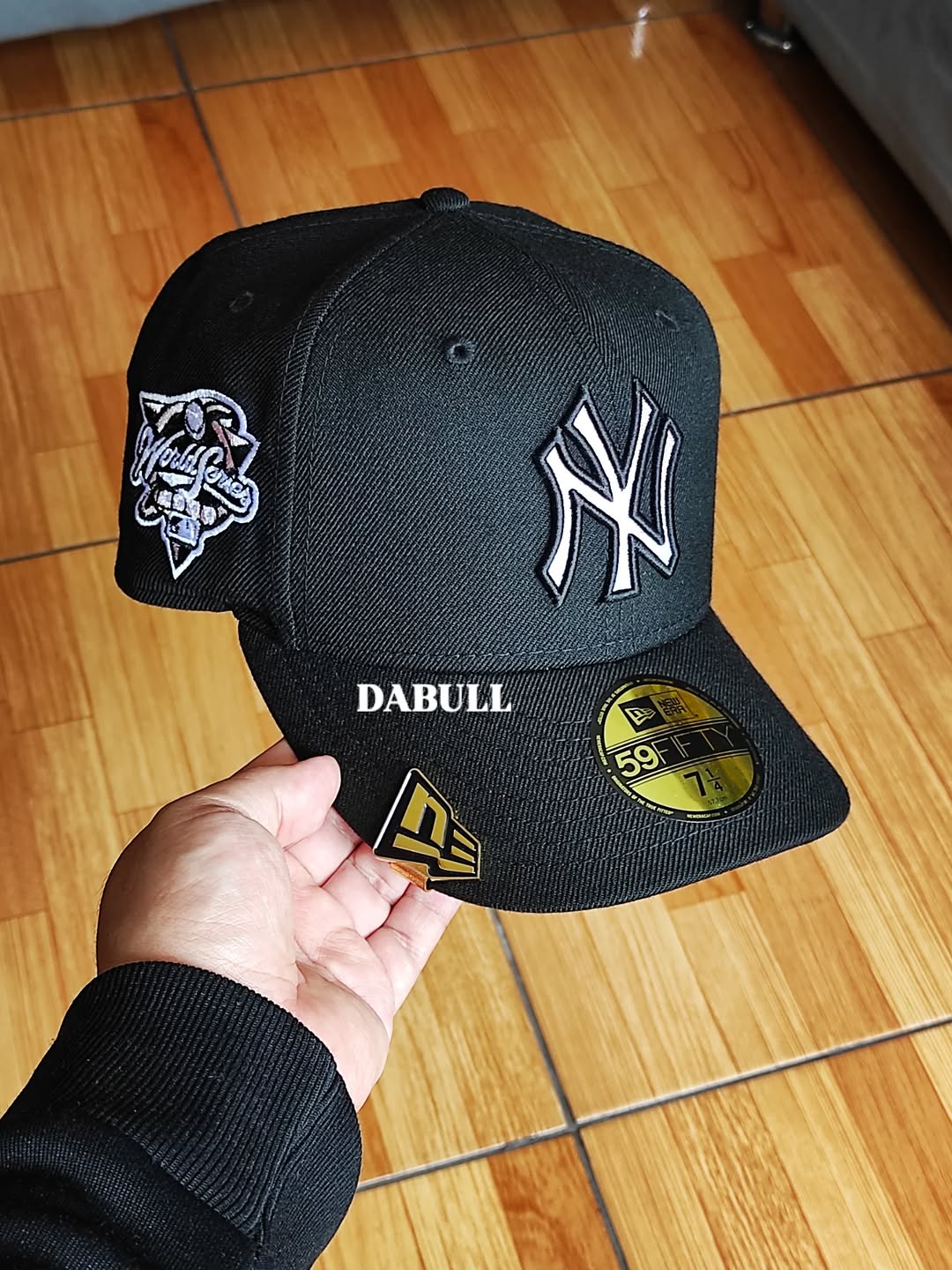 Gorra New Era New York Yankees World Series negra rosa 59fifty