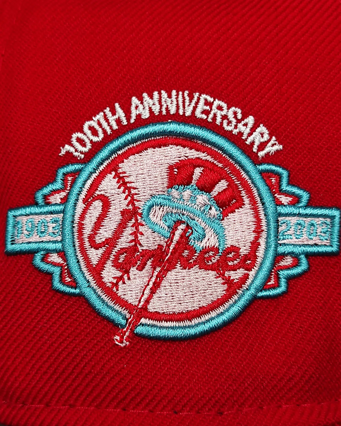 New Era New York Yankees 100 Aniversario Colección Liberty 🗽 9FIFTY Snapback - Rojo