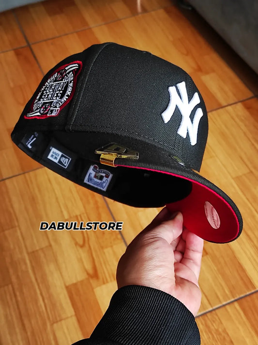 New Era New York Yankees Subway Series gorra ajustada 59Fifty negra y roja