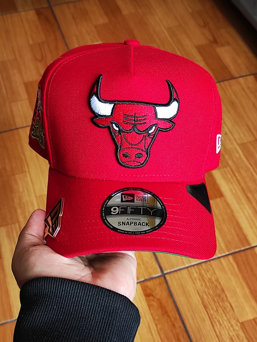 New Era Chicago Bulla NBA champions 1996 red 9Fifty A Snapback