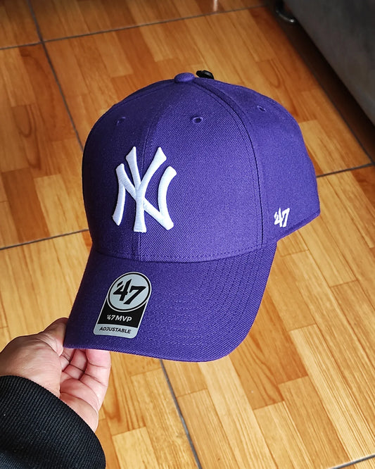 47brand Gorra Snapback MVP Morada New York Yankees