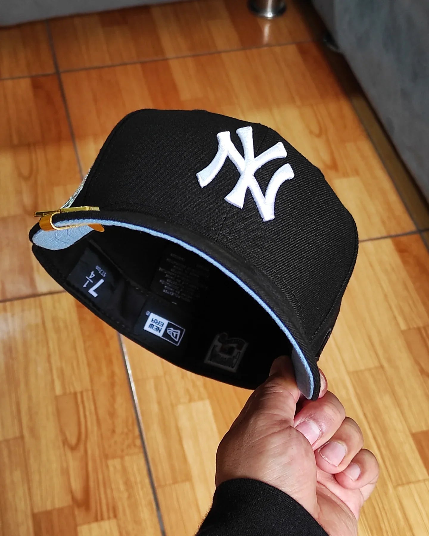 New Era New York Yankees Serie Mundial 1999 negro/azul cielo 59fifty ajustada