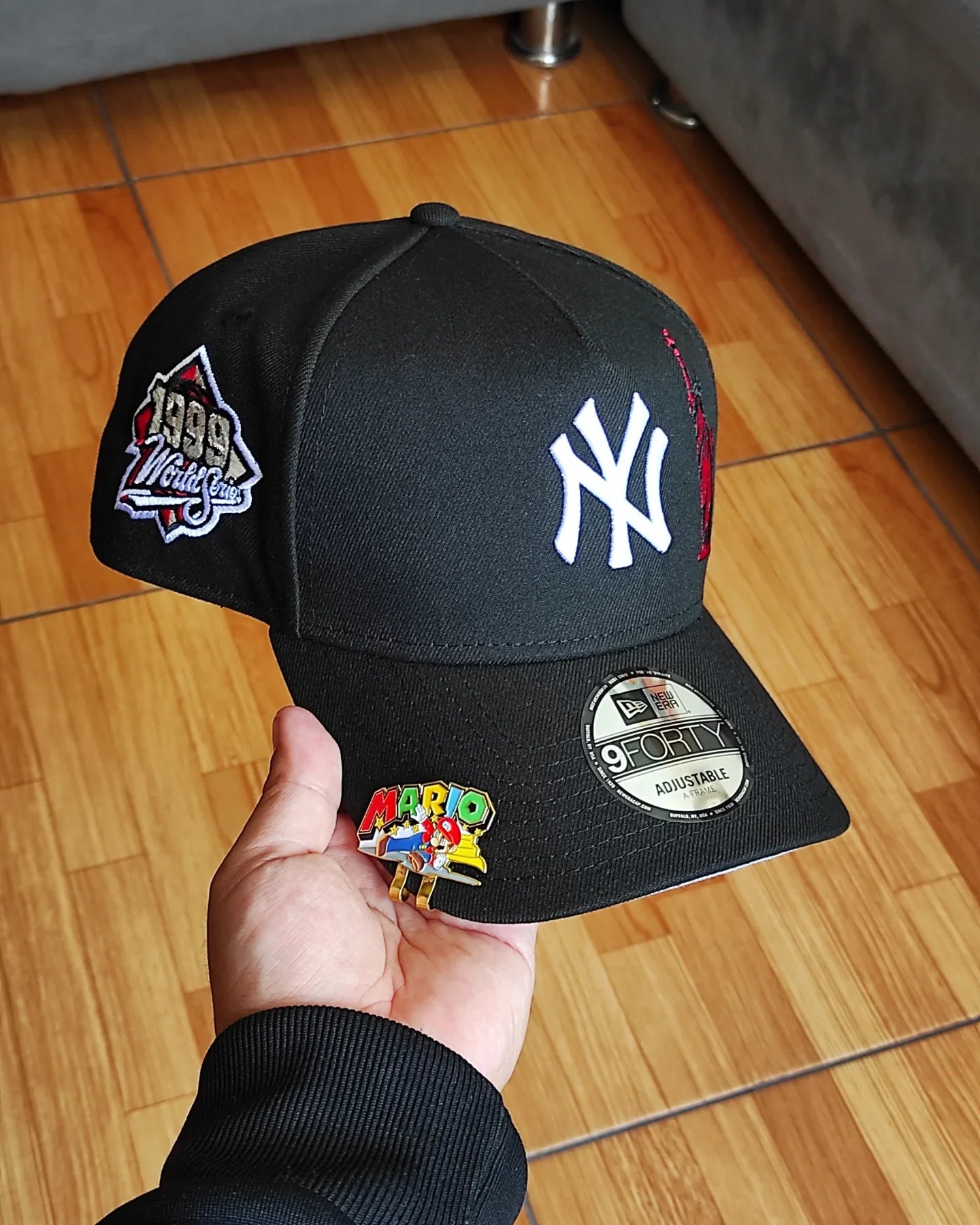 New Era New York Yankees liberty 🗽serie mundial 1999 EDICIÓN negra 9FORTY A-FRAME