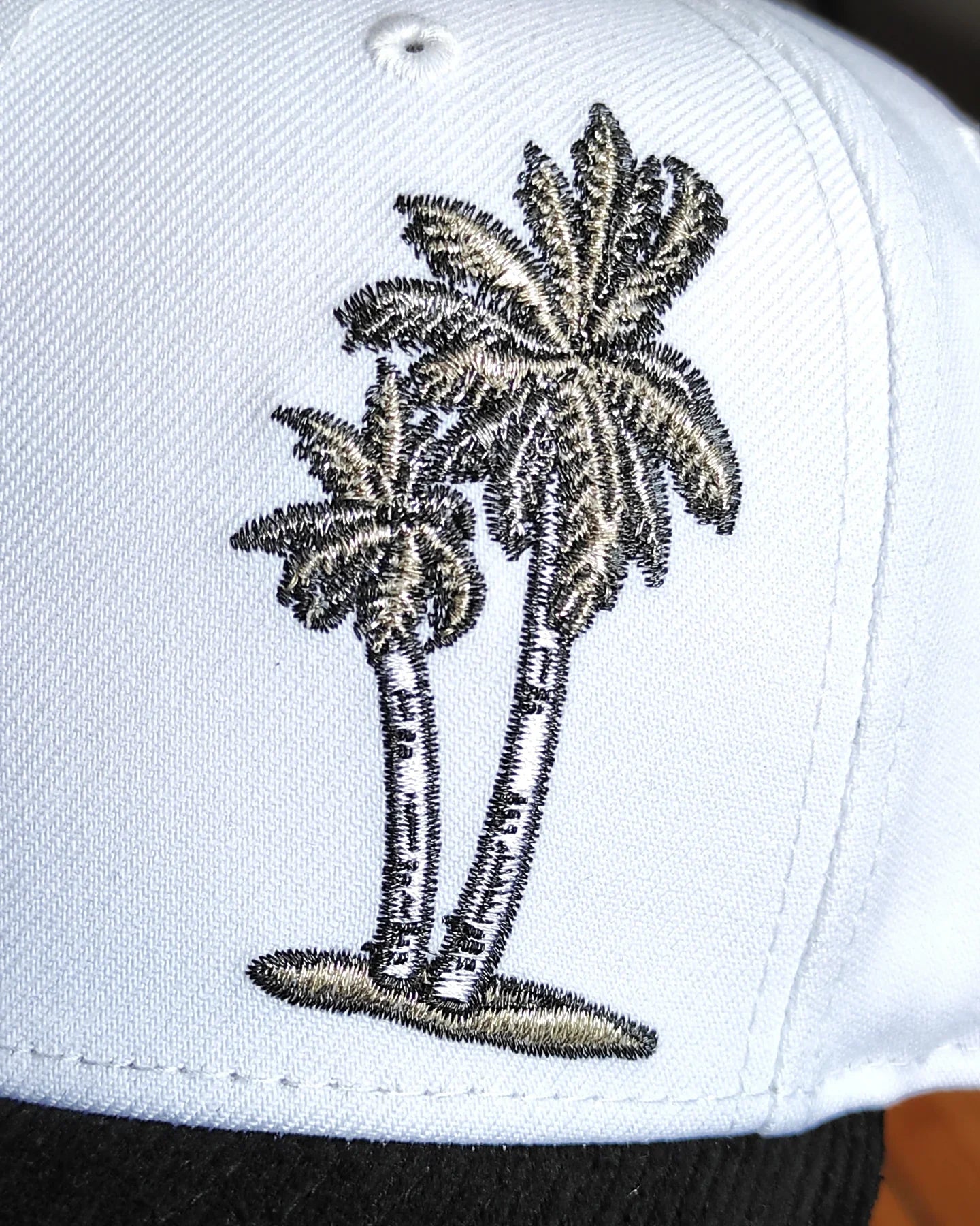 New Era Los Angeles Dodgers visera de pana 🌴 dos tonos blanco y negro 9 FIFTY Snapback