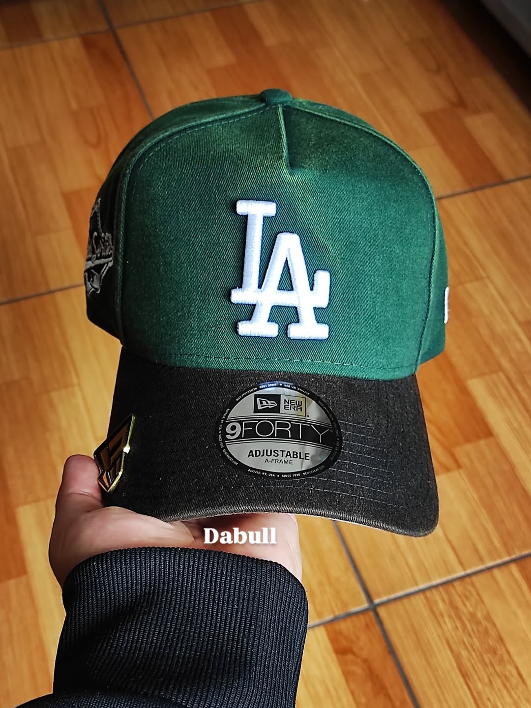 Gorra snapback A-FRAME 9FORTY New era Los Angeles Dodgers DENIM verde