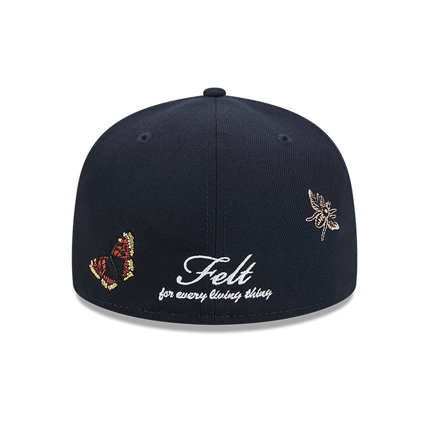 Gorra ajustada New Era 59Fifty inferior gris New York Yankees de fieltro azul marino