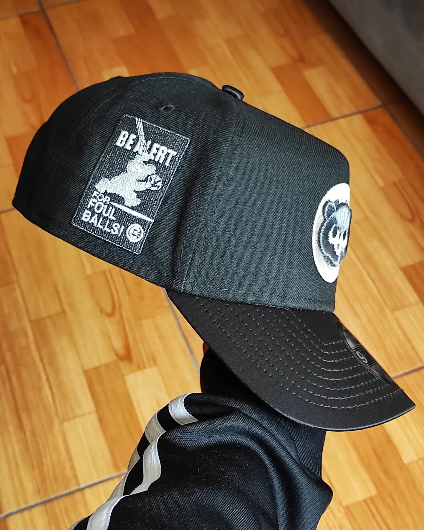 New Era Chicago Cubs visera satinada negra 9 FORTY A-FRAME