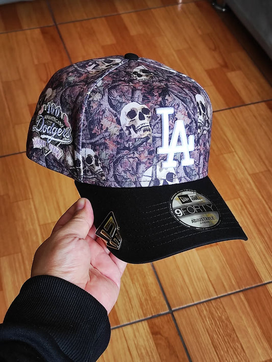 Gorra New Era Los Angeles Dodgers SKULL ☠️ 9FORTY A-FRAME
