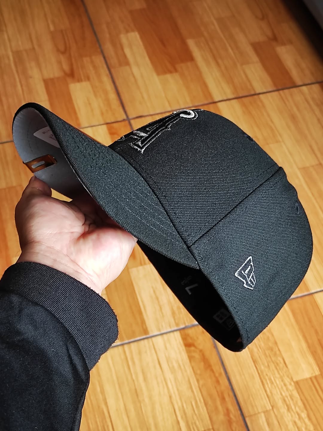 Gorra ajustada New Era Anaheim Angels 20th Anniversary Black Pewter Prime Edition 59Fifty