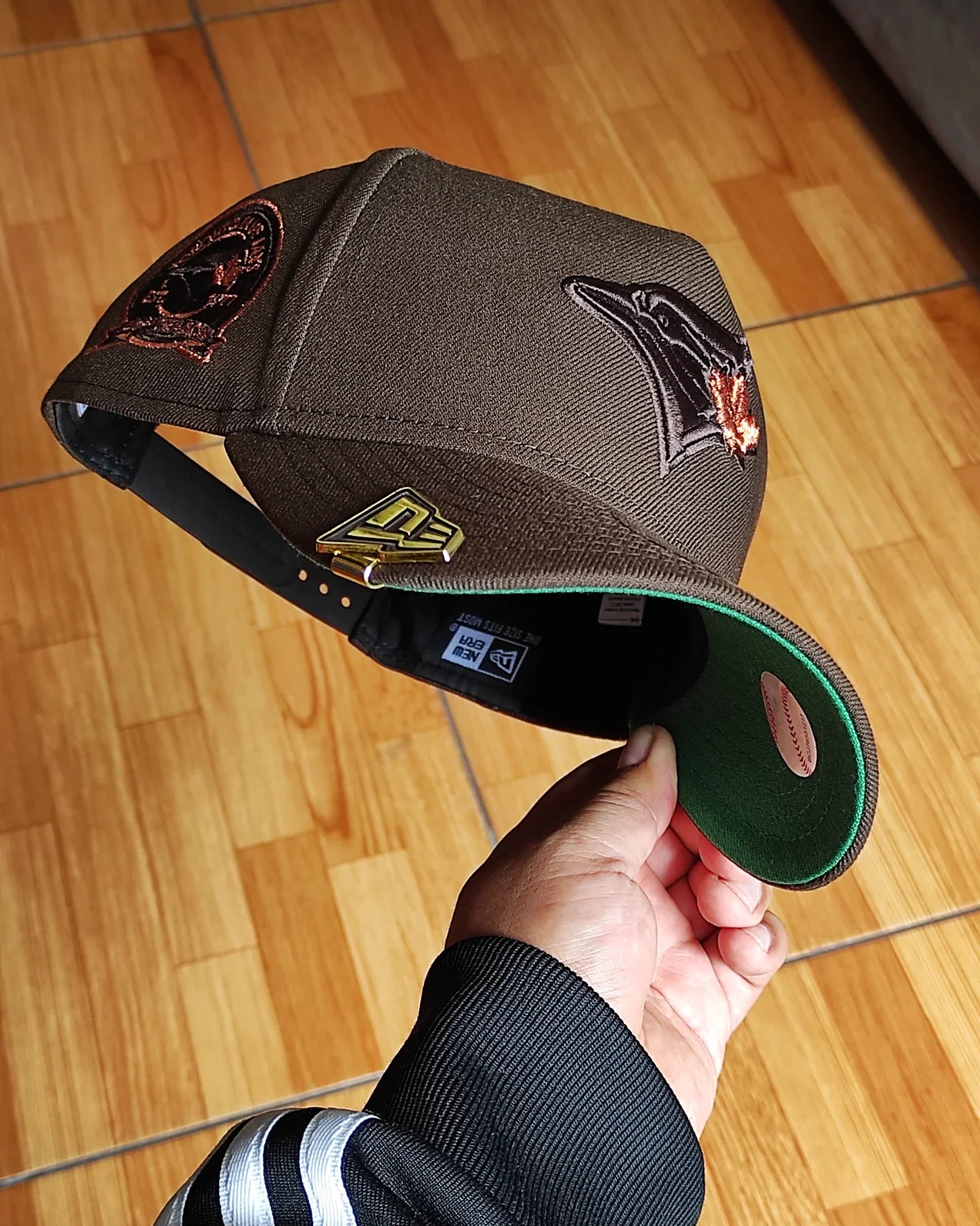 Gorra New Era Toronto Blue Jays 40 aniversario marrón verde 9FORTY A-FRAME