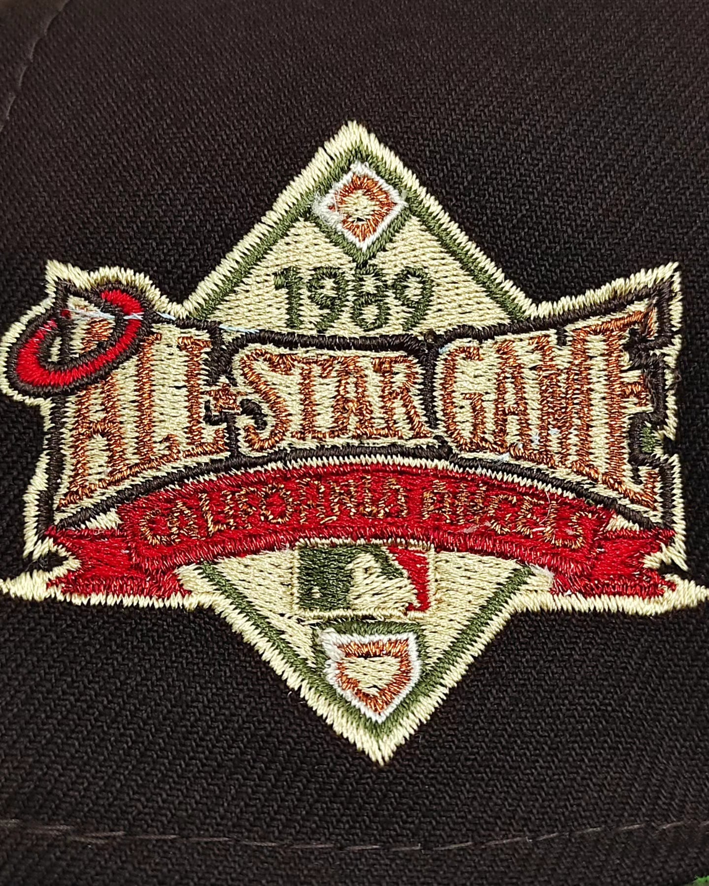New Era California Angels all star game 1989 heavy copper two Tone edition 59fifty fitted hat