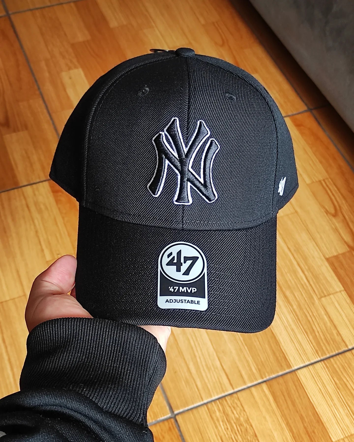 Gorra Snapback 47brand New York Yankees MVP negra