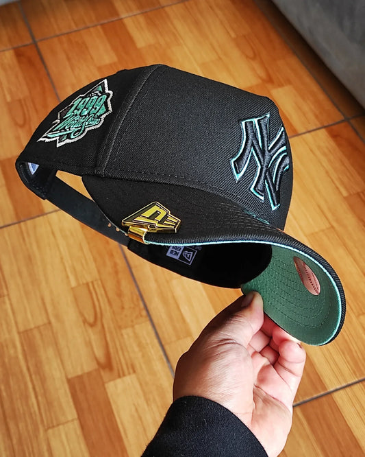 New Era New York Yankees serie mundial 1999 negra Tiffany 9forty a-frame
