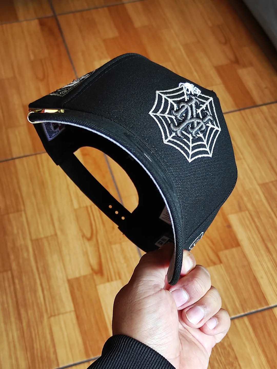 Gorra New Era New York Mets Spider Black Edition 9Forty A-Frame Snapback