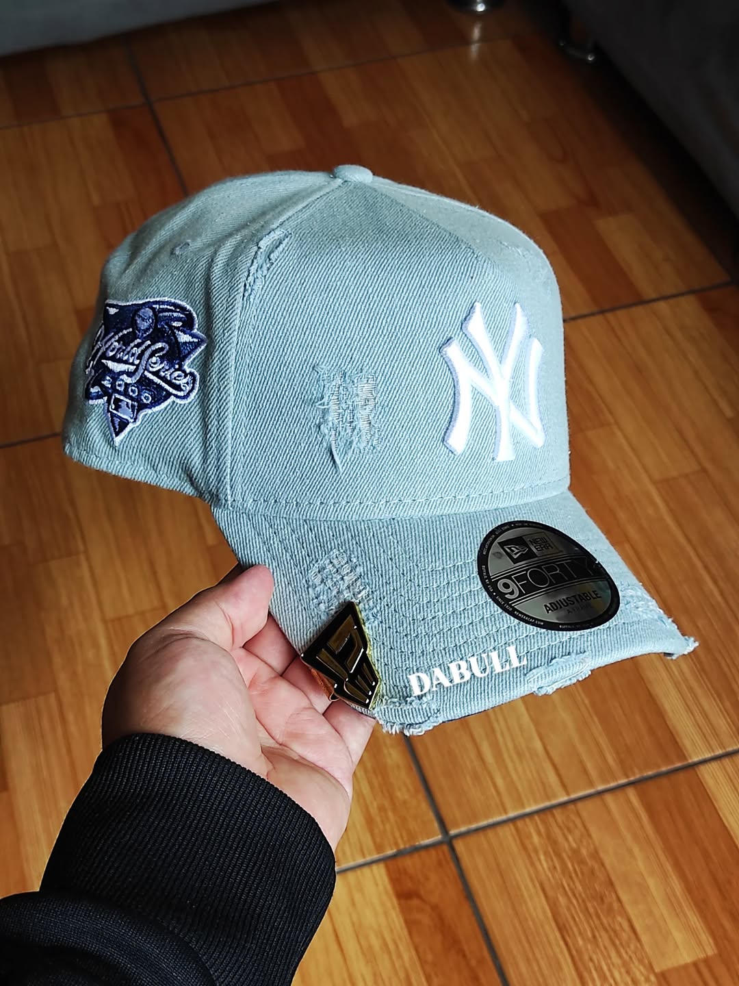 Gorra New Era New York Yankees World Series de denim 9FORTY A-FRAME