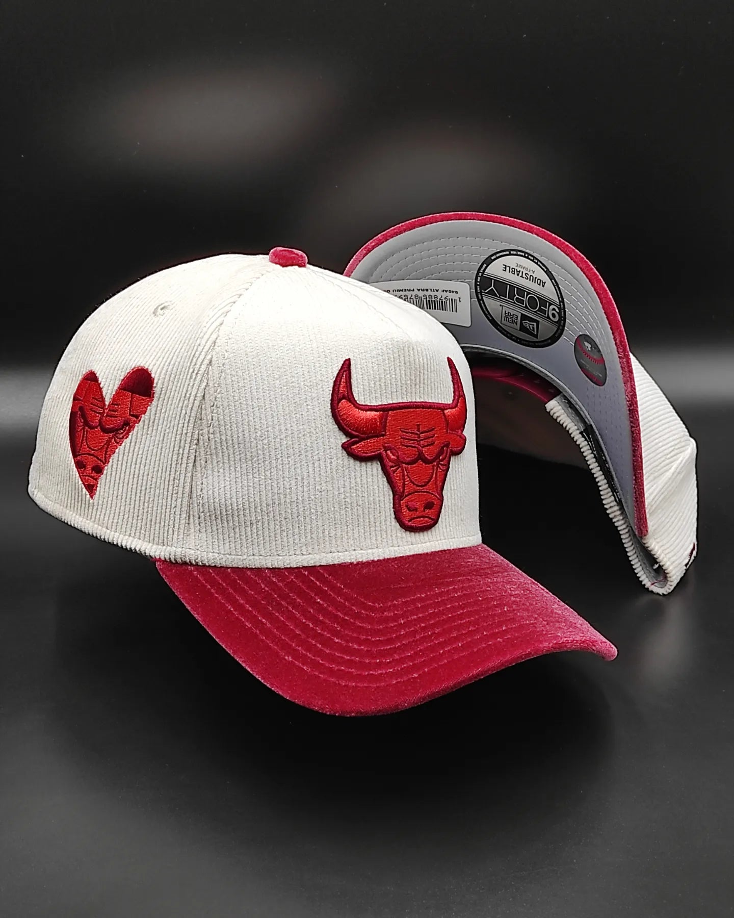 Gorra Snapback Newera Chicago Bulls de pana 9 cuarenta aframe