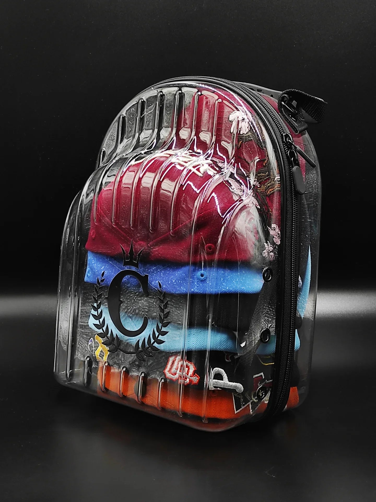 Cap Carrier para 6 gorras transparente