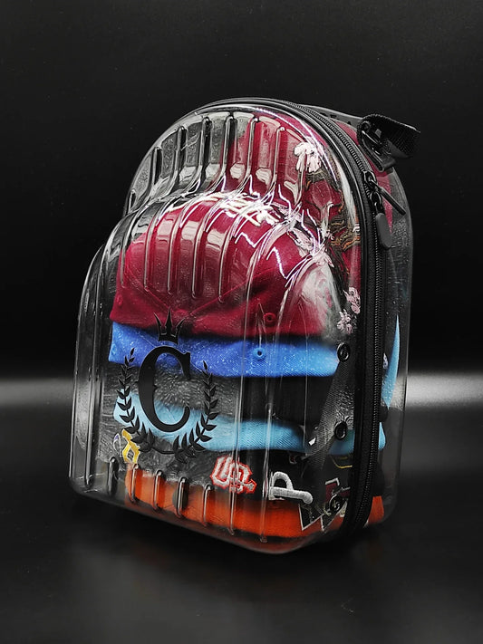 Portagorras para 6 gorras transparente